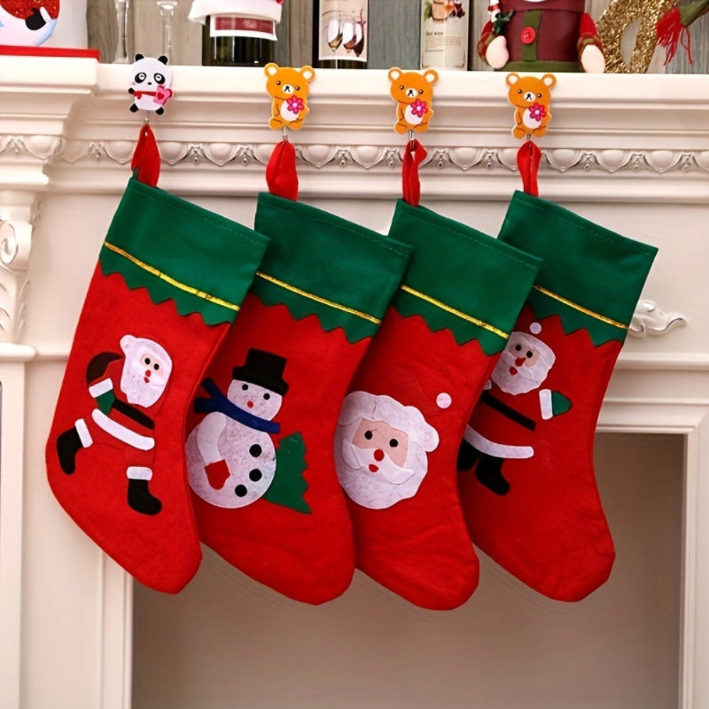 Support de Chaussette de Noël pour Cheminée