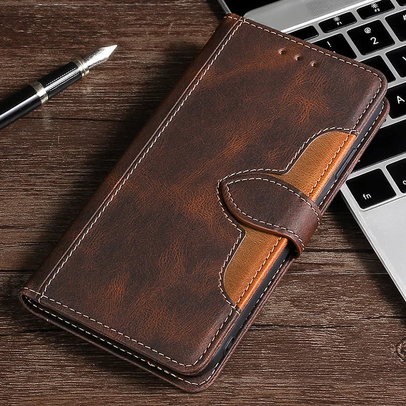 Étui Cuir Luxe Magnétique iPhone