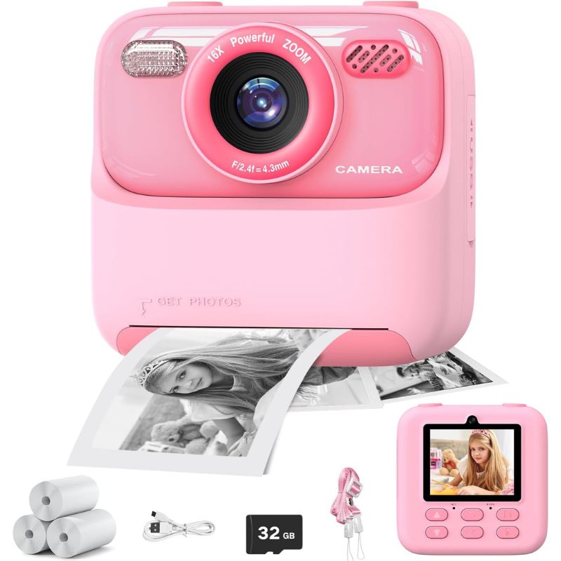 Marcherelle™ – Appareil Photo Instantané pour Enfant Créatif