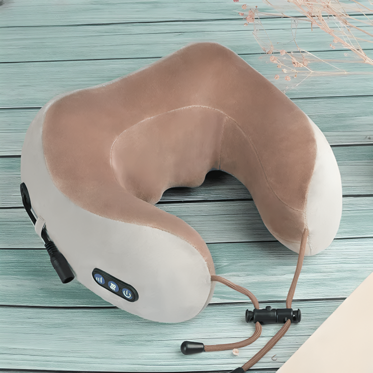 Coussin de Voyage Étui Cervical en Mousse à Mémoire de Forme - Foivo
