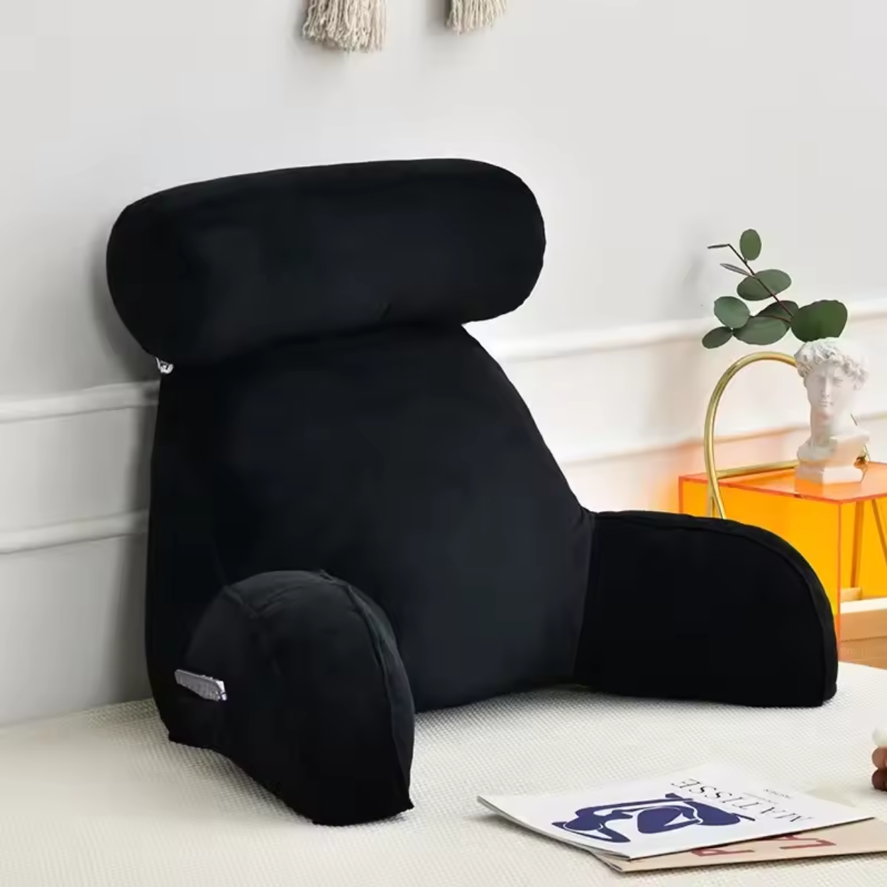 Oreiller de Lecture Ergonomique à Mémoire de Forme