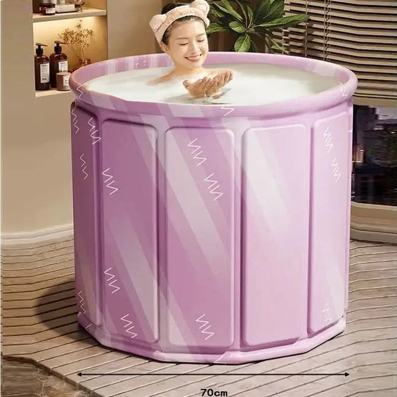 Baignoire Portable pour Adulte - Basse Tempo pour Domicile et Voyage