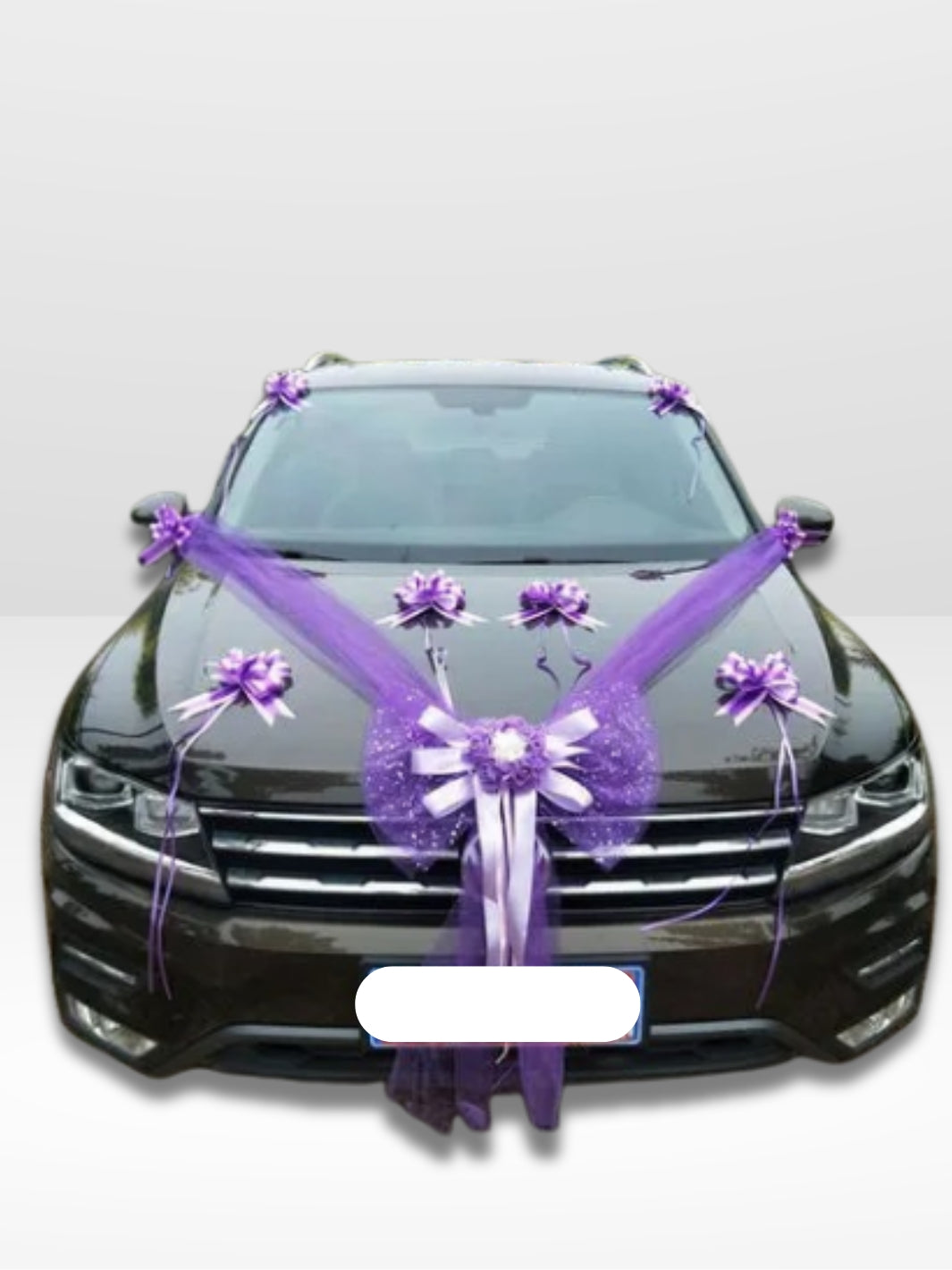 Décoration de Voiture de Mariage Élégante et Romantique