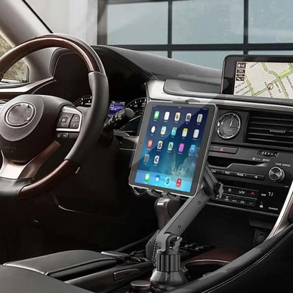 Support Tablette avec Porte Gobelet Ajustable