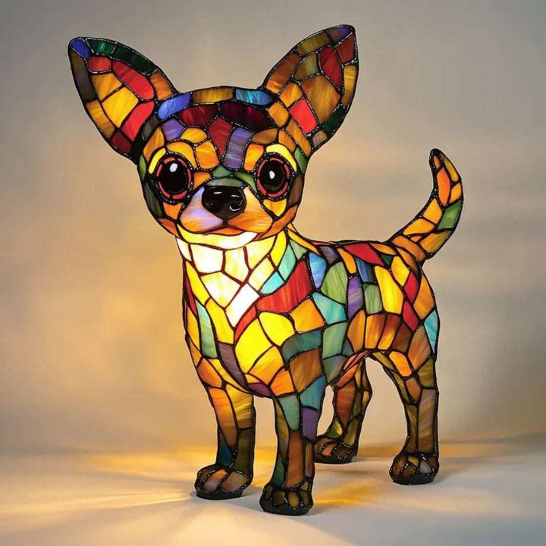 Lampe Chien Amusant LED Coloré