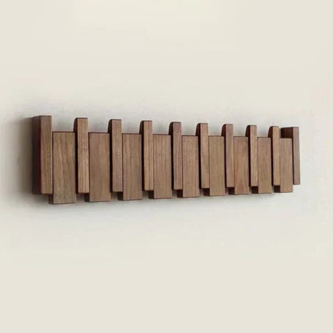 Porte-manteau Bois Accroche Murale Design