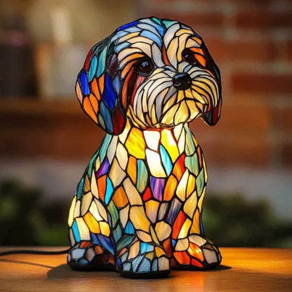 Lampe Chien Amusant LED Coloré