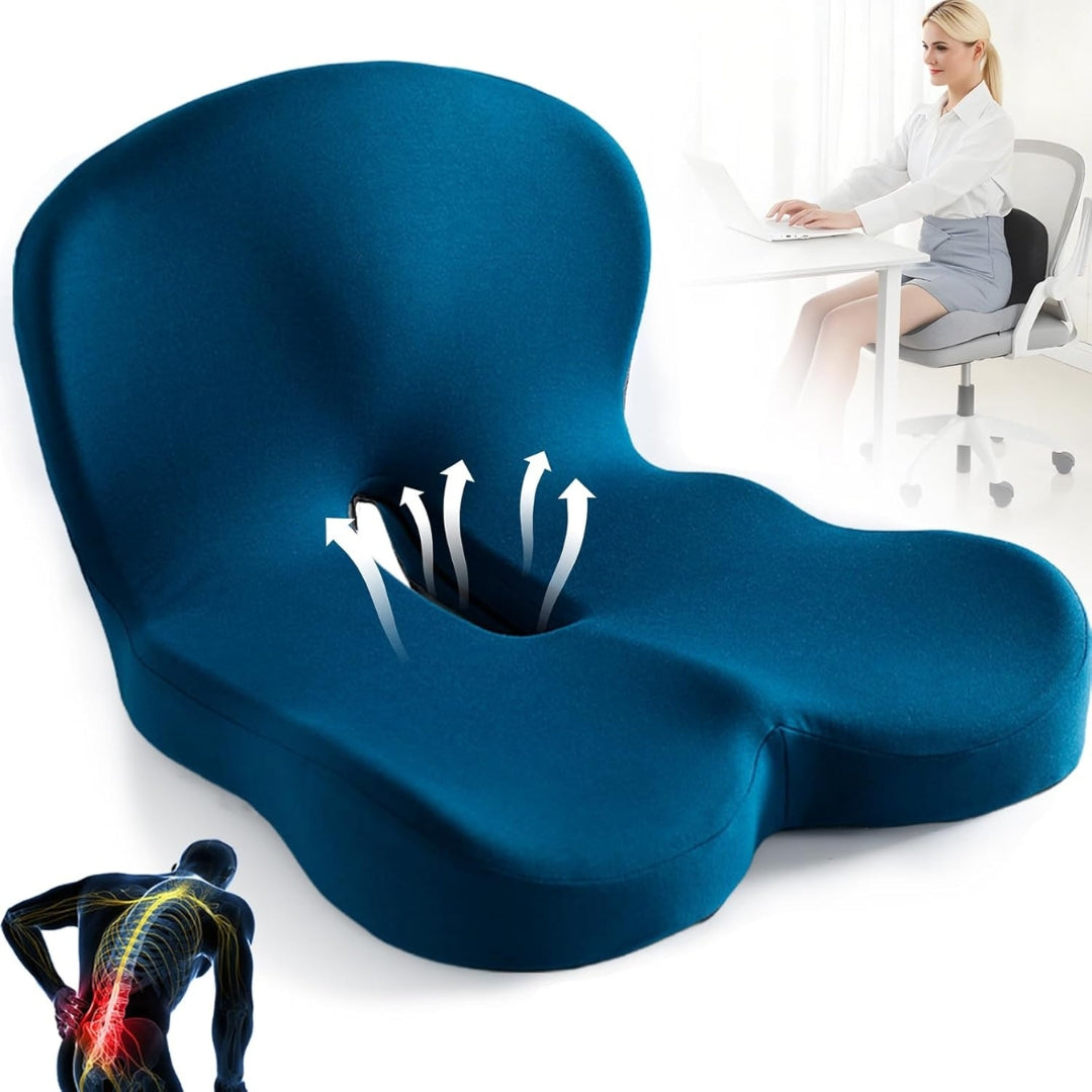 Coussin de soutien lombaire en mousse à mémoire de forme