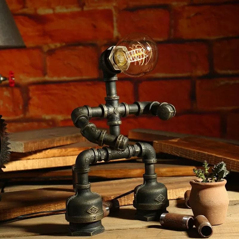 Lampe de Bureau Robot Futuriste
