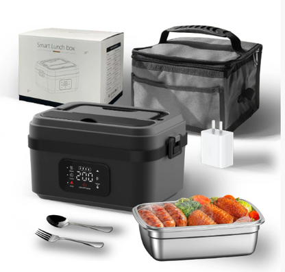 Boîte à Lunch Chauffante Portable Inox
