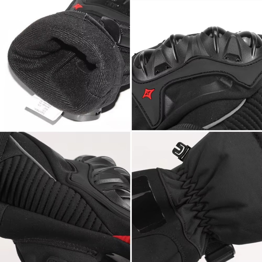 Gants Moto Hiver Étanches et Chauffants