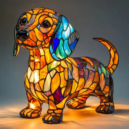 Lampe Chien Amusant LED Coloré