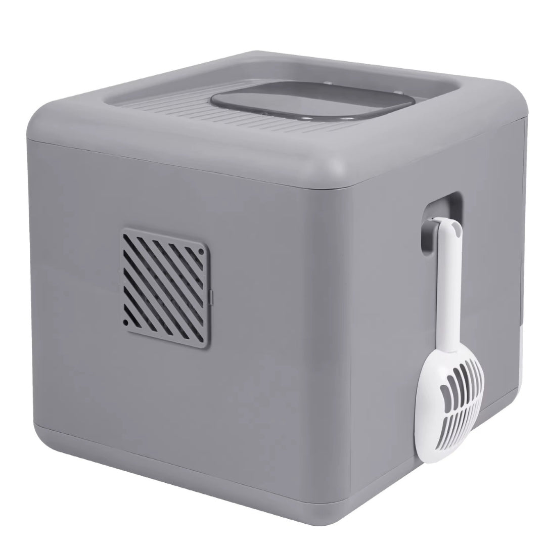 Bac à litière pliable et compact pour chat