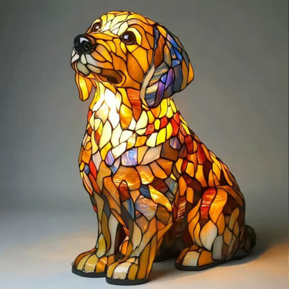 Lampe Chien Amusant LED Coloré