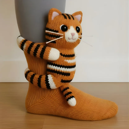 Chaussettes intérieures chaudes et douces pour homme et femme