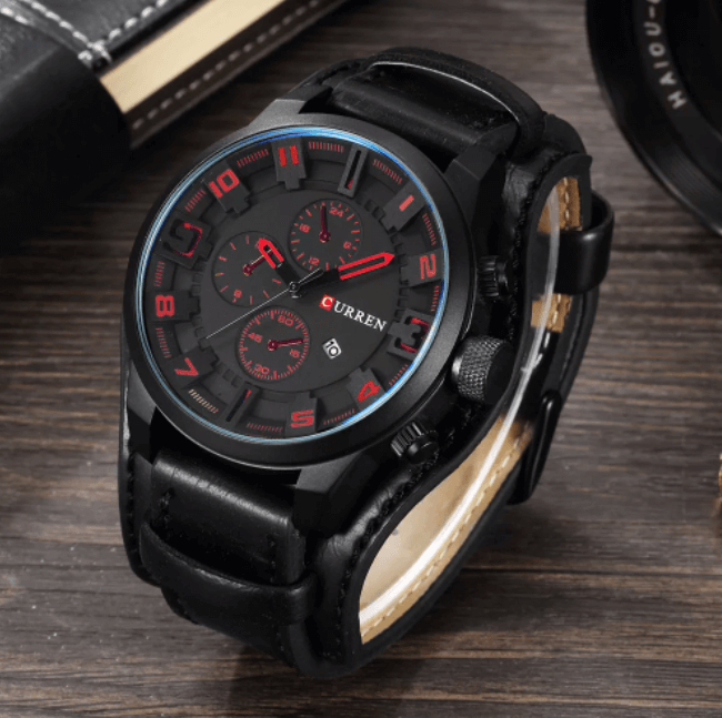 Montre de luxe pour homme élégant