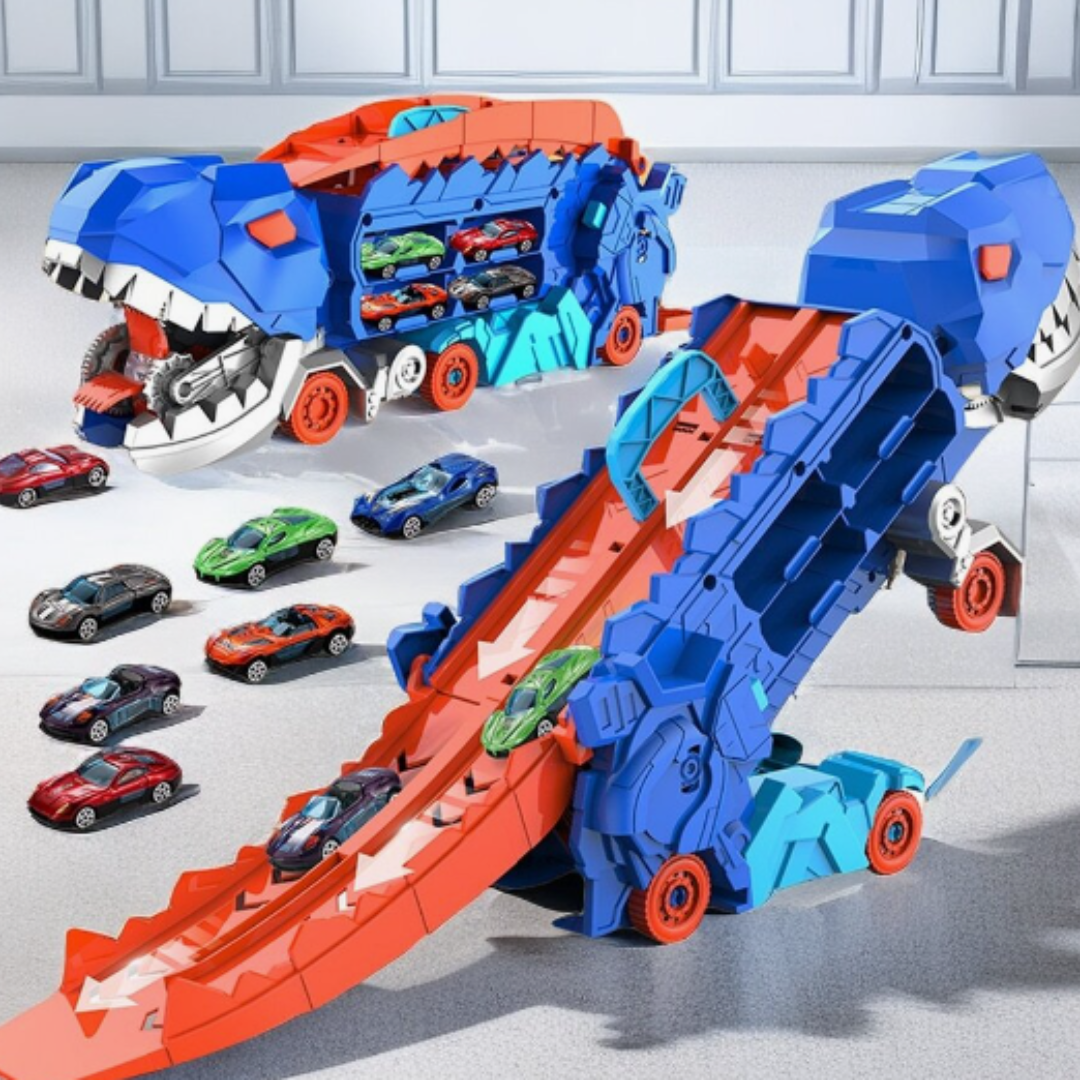 Jouet Camion Dinosaures Circuit de Vitesse - Santeova