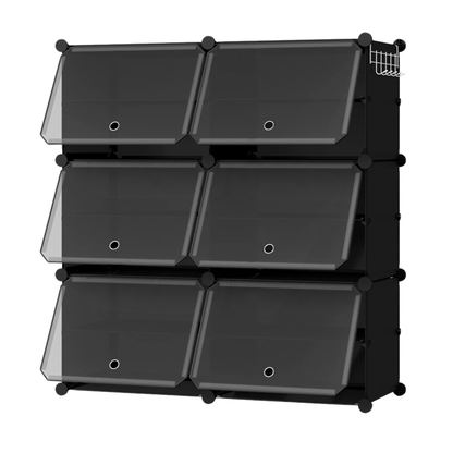 Armoire à Chaussures Pliante et Modulable Compacte