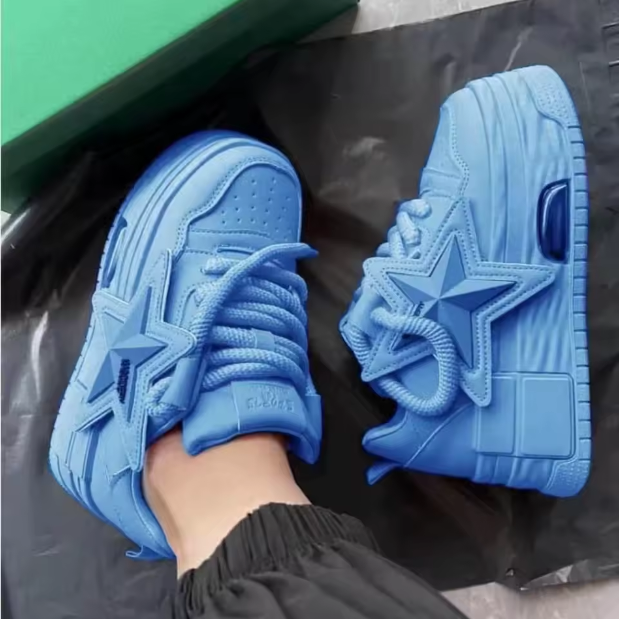 Baskets Mode Plateforme Haute pour Femme