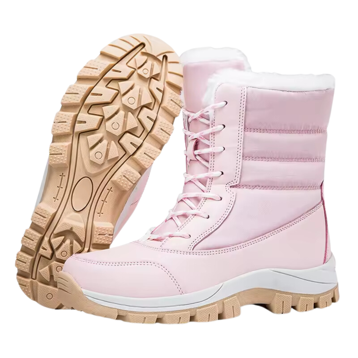 Bottes Neige Hautes et Chaudes pour Femme et Homme