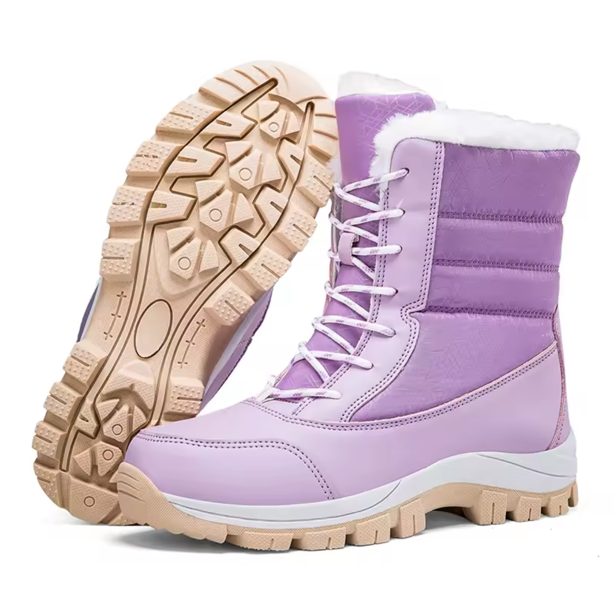 Bottes Neige Hautes et Chaudes pour Femme et Homme