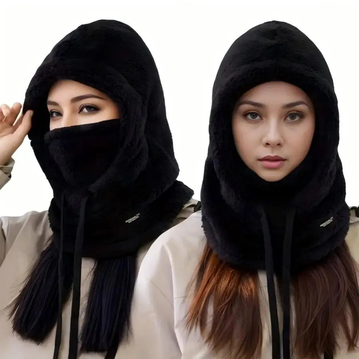 Cagoule Hiver 3 en 1 Étanche et Chaude