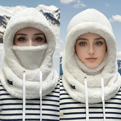 Cagoule Hiver 3 en 1 Étanche et Chaude
