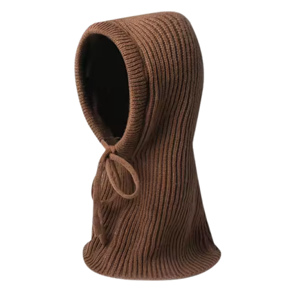 Cagoule Capuche Tricotée Unisexe Hiver