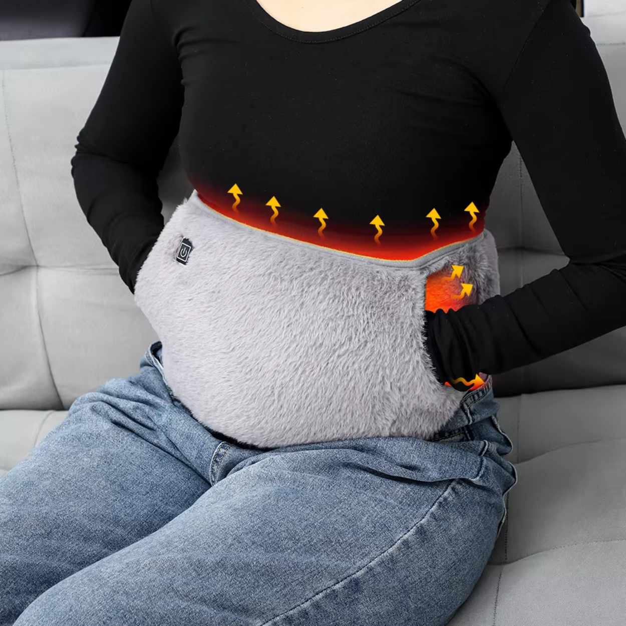 Ceinture de Chaleur Électrique pour Dos et Ventre