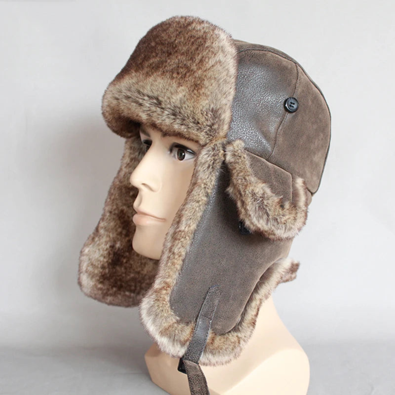 Bonnet d'Hiver Chaud et Confortable avec Oreillettes