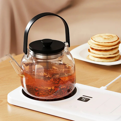 Support de Tasse Chauffant avec Chargeur sans Fil Intégré