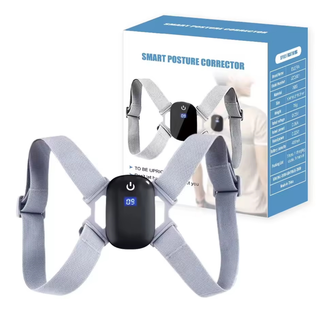 Ceinture de Correction de Posture Réglable avec Alertes Vibrantes
