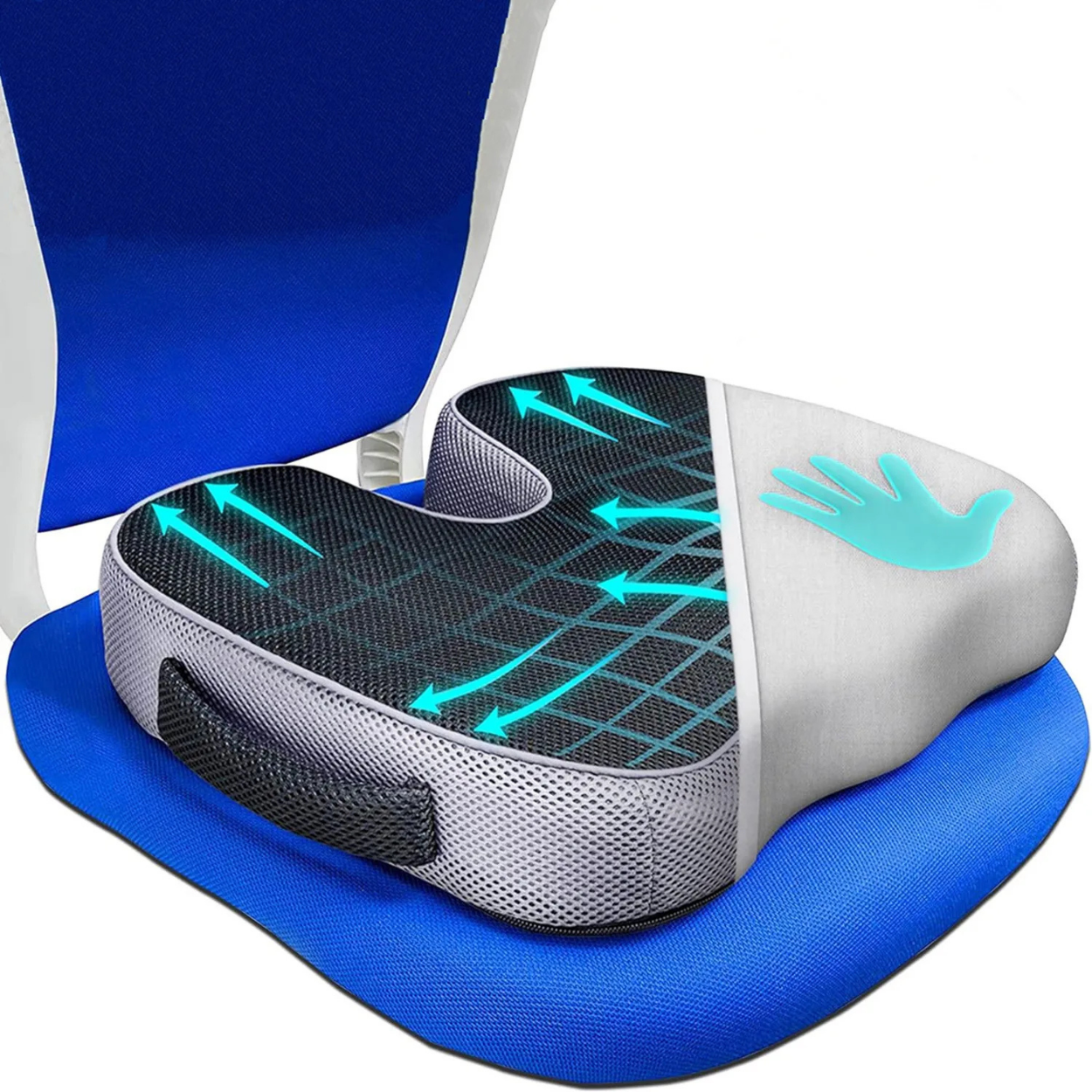 Coussin de Soutien Lombaire Orthopédique pour Soulager le Dos