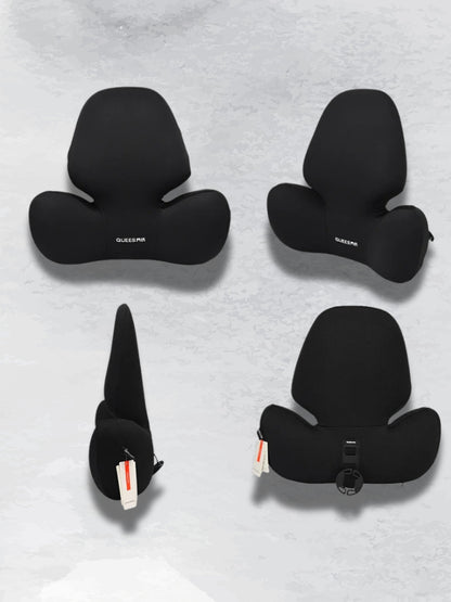 Coussin de soutien lombaire voiture avec appuie-tête réglable