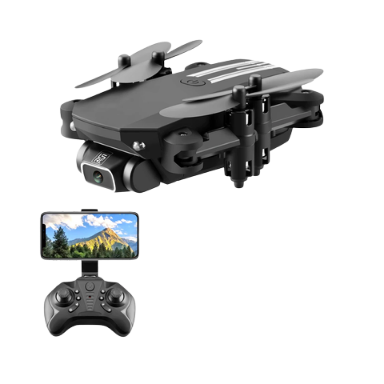 Drone Mini 4K WiFi avec Caméra HD Portable