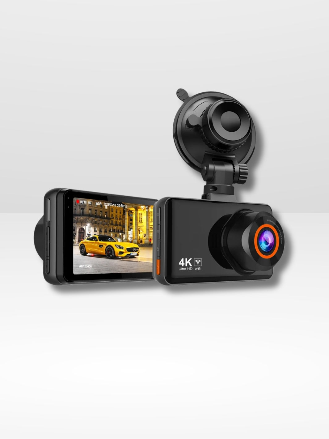 Caméra de Voiture 4K HD avec Enregistrement Continu