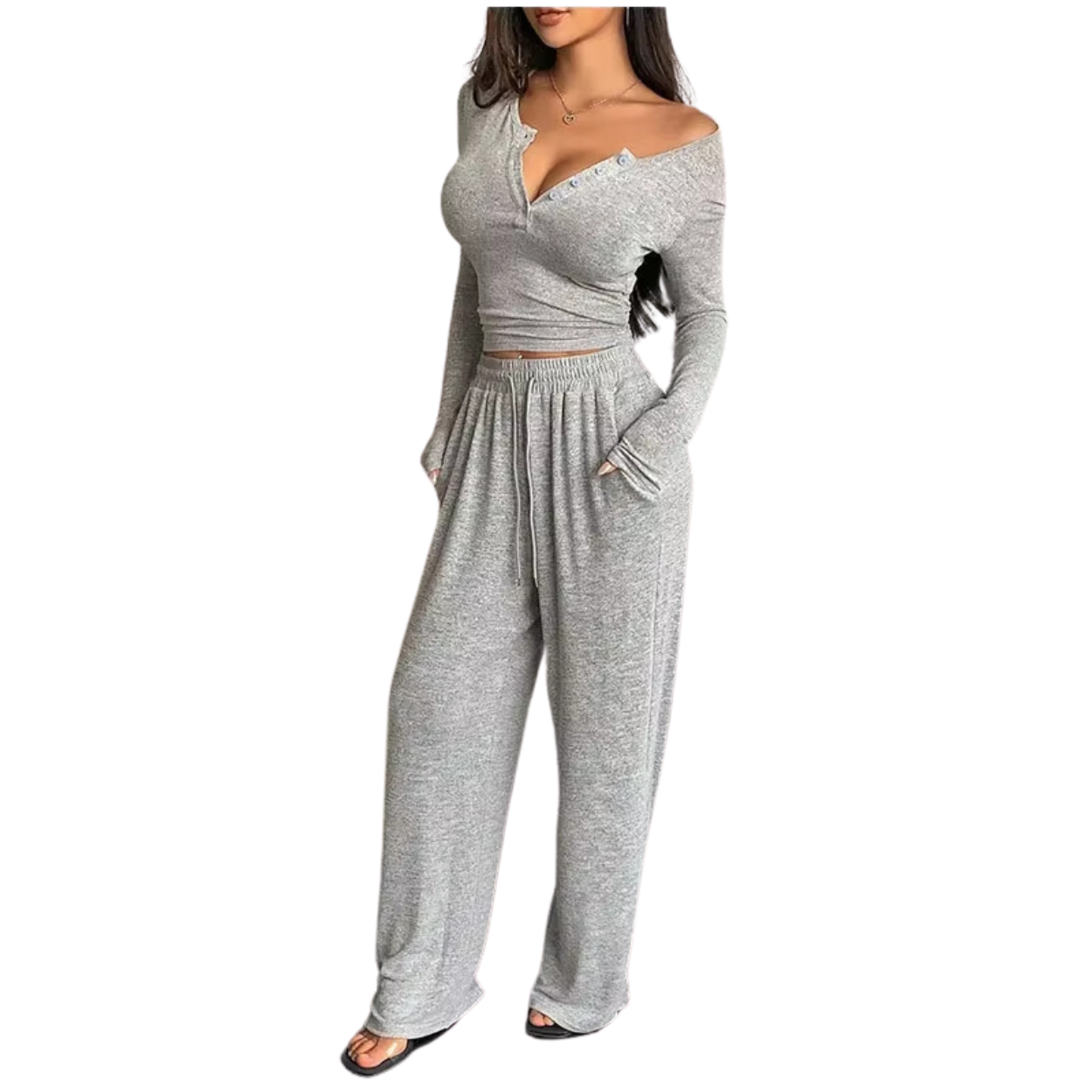 Pantalon et Pull Oversize Confortable