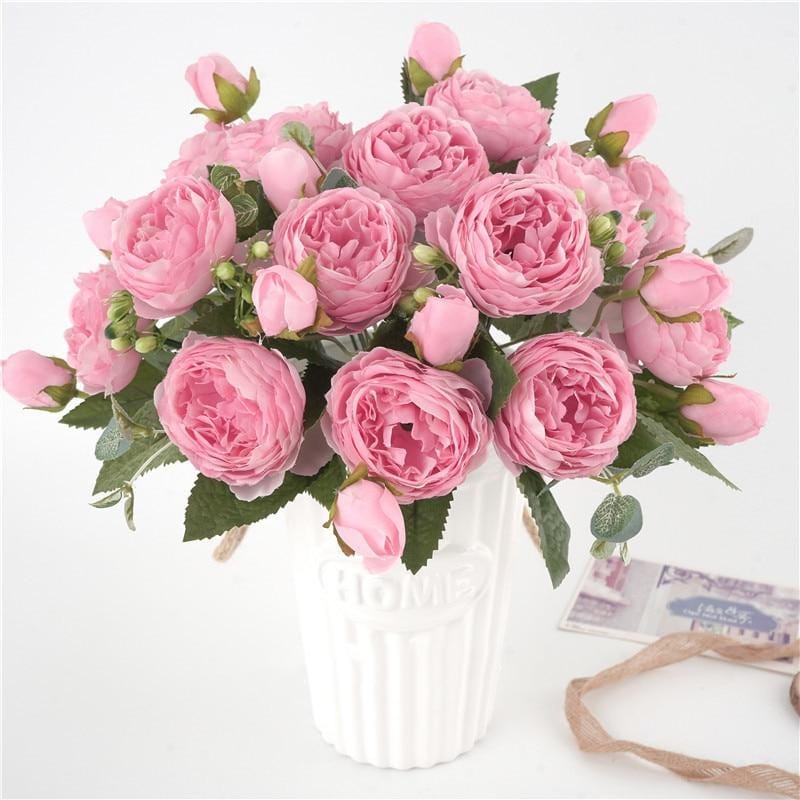 Fleur de Maison | Composition Élégante de Pivoines pour Décoration Intérieure