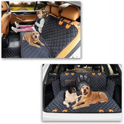 Housse de Siège Arrière pour Chien Protectrice et Imperméable