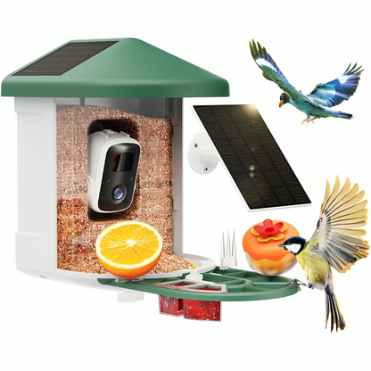 Nid d'Oiseau Intelligent avec Caméra et Détection de Mouvement Avancée - Foivo