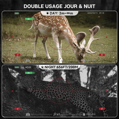 Marcherelle™ | Jumelles De Vision Nocturne Nvgs1 Claire Et Longue Portée En Pleine Obscurité