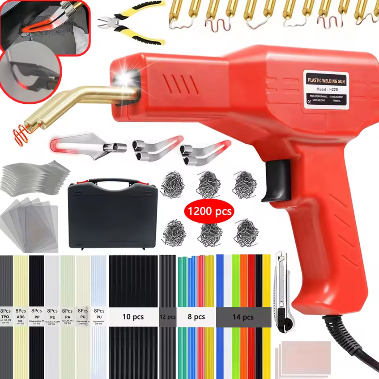 Kit de Soudage Plastique 220W Puissant et Fiable