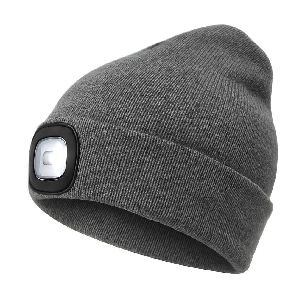 Bonnet Lumineux Réchauffant avec LED Réchargeable - Foivo