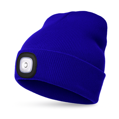 Bonnet Lumineux Réchauffant avec LED Réchargeable