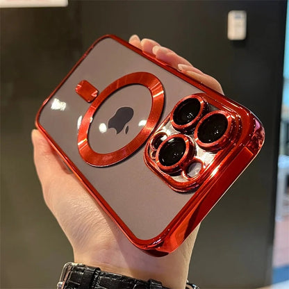 Étui Téléphone Or Magnétique Anti-Rayures
