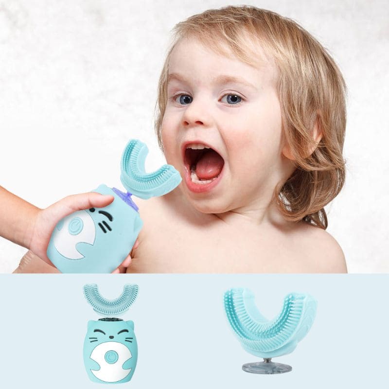 Marcherelle™ – Brosse à Dents Électrique Bébé Rechargeable