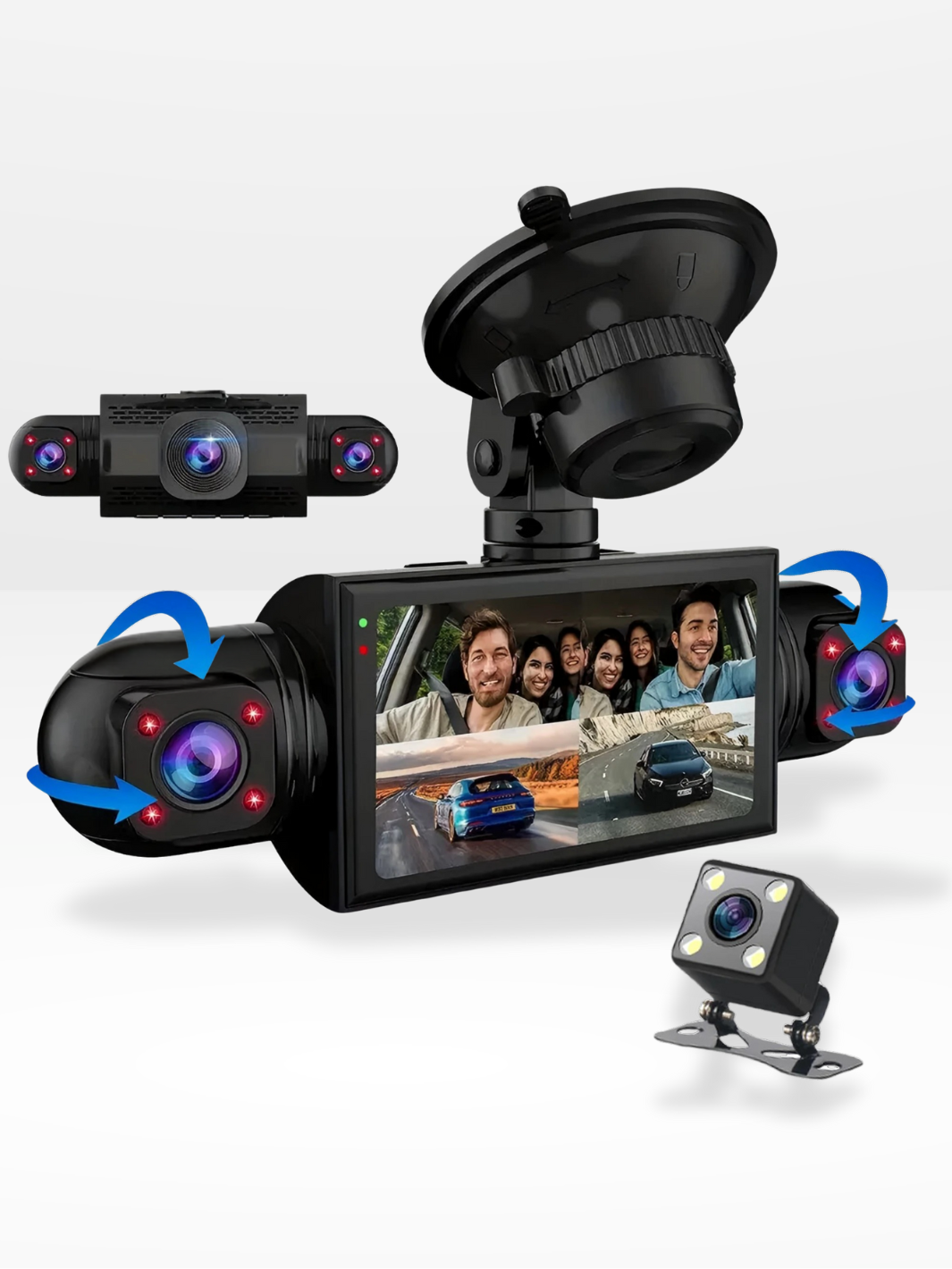 Marcherelle™ – Caméra de Voiture 4K UHD avec GPS Intégré