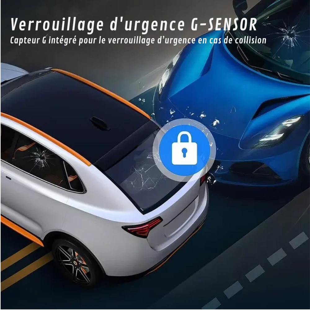 Marcherelle™ – Caméra de Voiture 4K UHD avec GPS Intégré