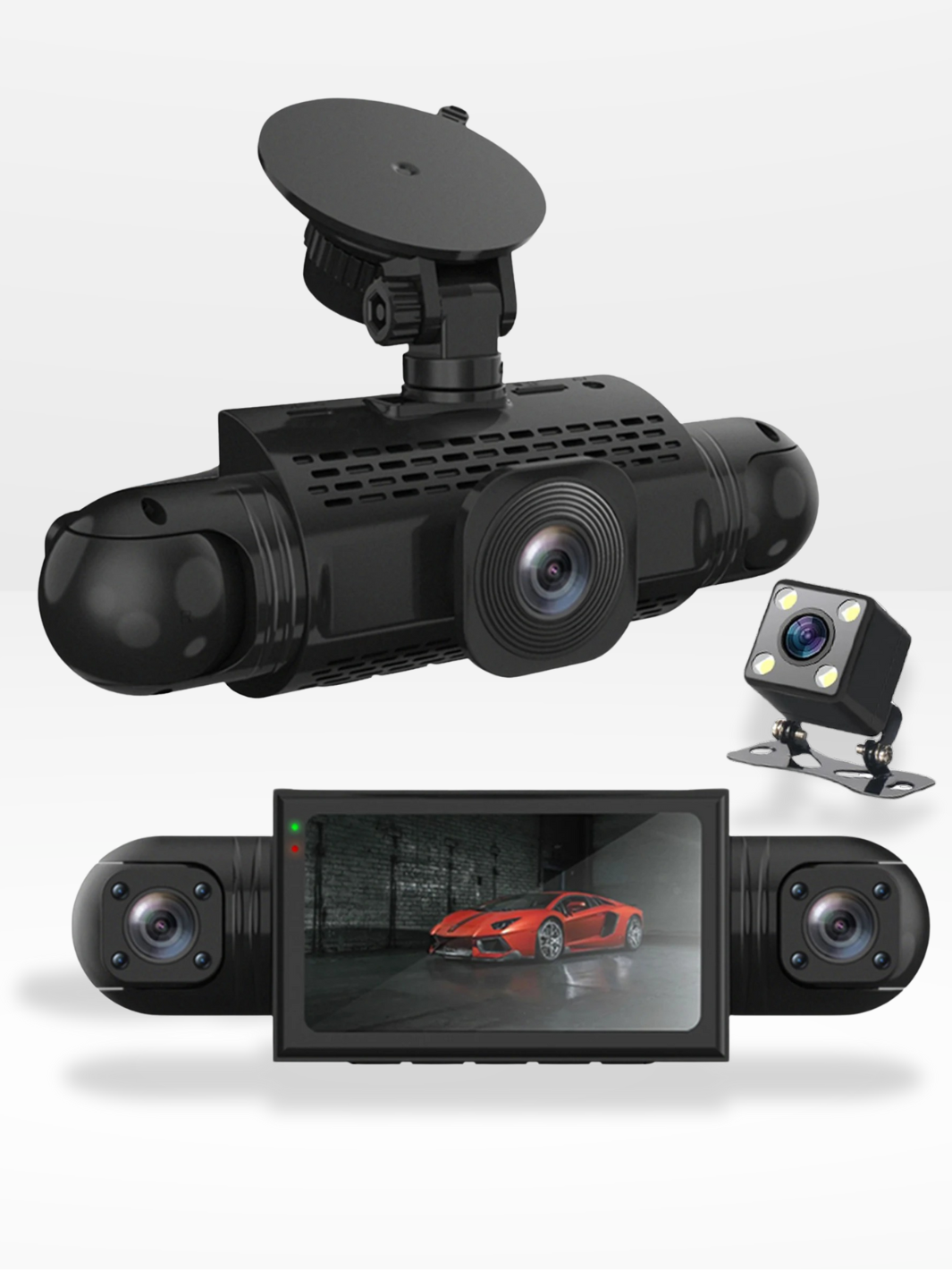 Marcherelle™ – Caméra de Voiture 4K UHD avec GPS Intégré