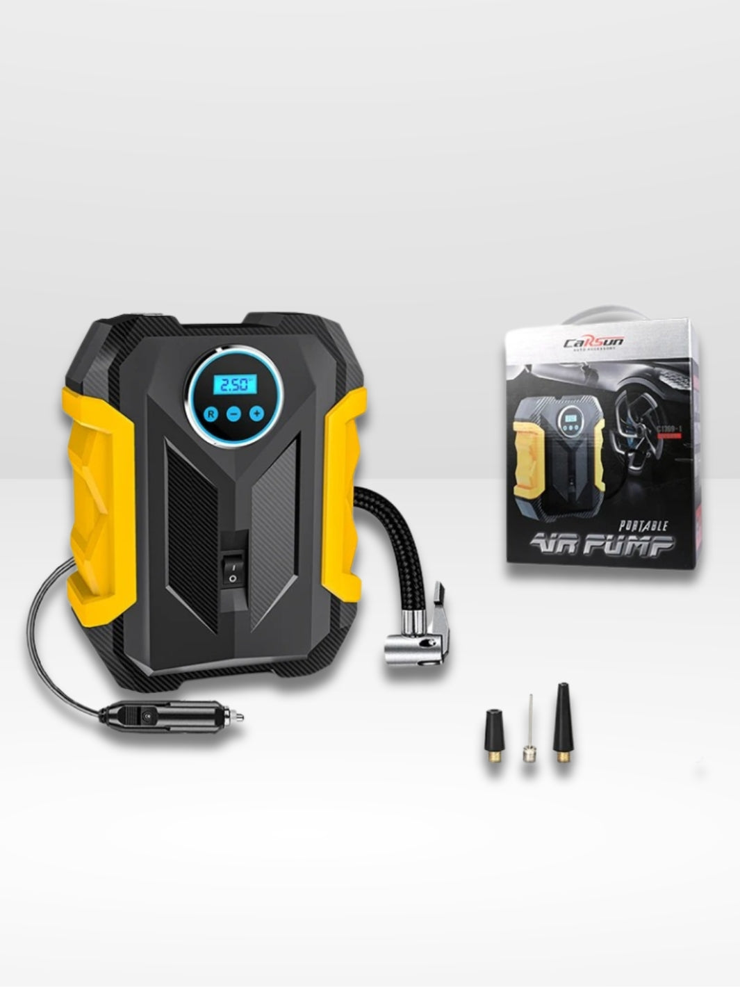 Marcherelle™ – Compresseur Gonfleur Pneu Portable 150 PSI Rechargeable